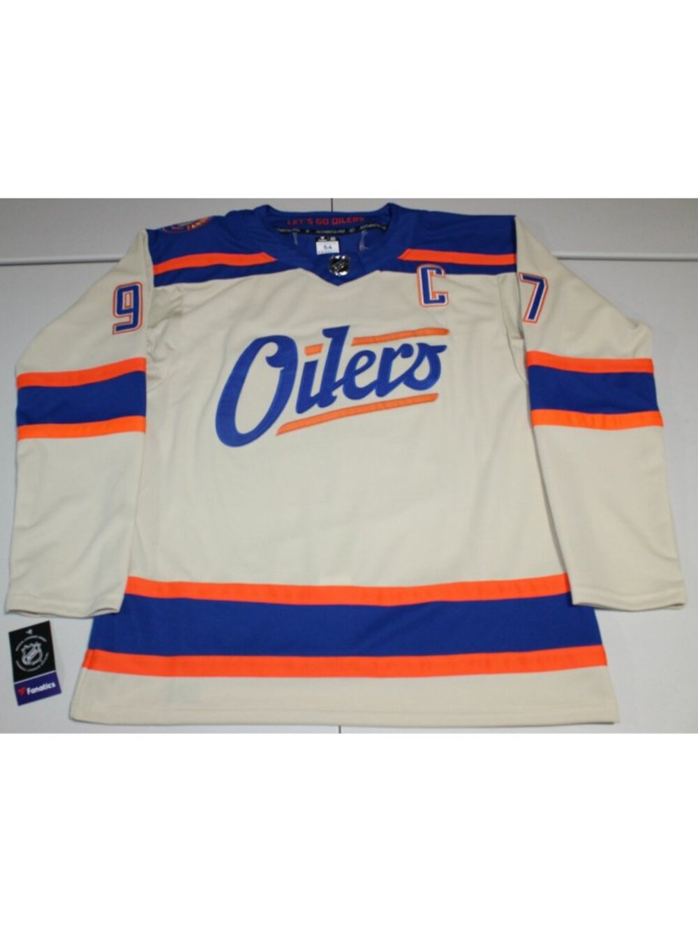 NHL Edmonton Oilers Connor McDavid #97 Premium Alternate Jersey 52 Large NWT